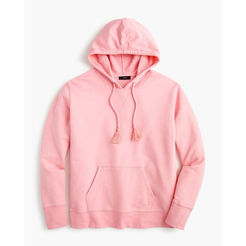 J. Crew Magic Rinse Garment-Dyed Pullover Hoodie Sweatshirt